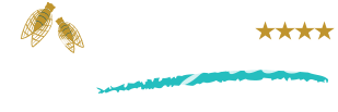 Les Cigales Camping Baie de Cannes - Logo blanc